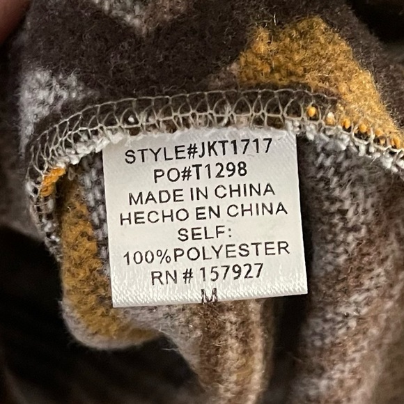 Boho Western Womens Jacket Small Medium Large Oversized Shacket Southwestern - Picture 11 of 12